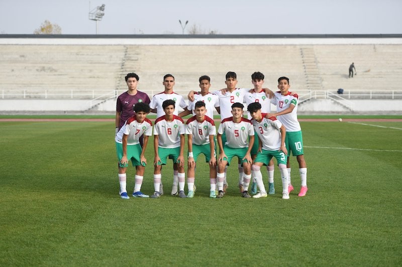 منتخب المغرب U15 يتعادل مع أوزبكستان