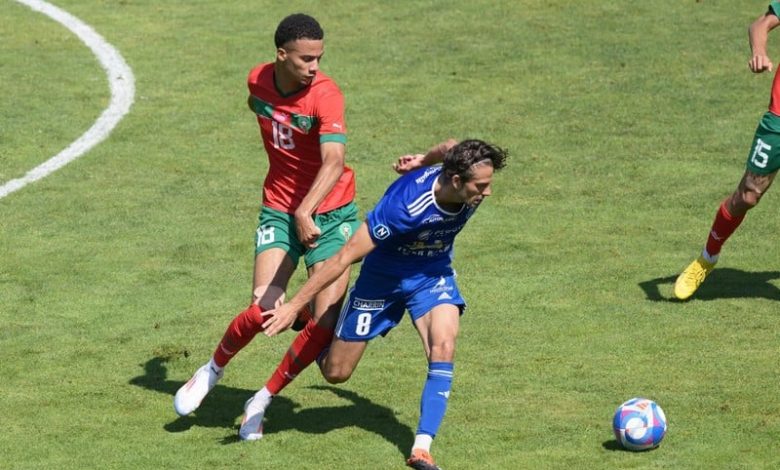 المنتخب الأولمبي يفوز على فريق فرنسي