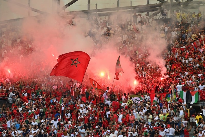 المغاربة يوقدون الحماس في مارسيليا