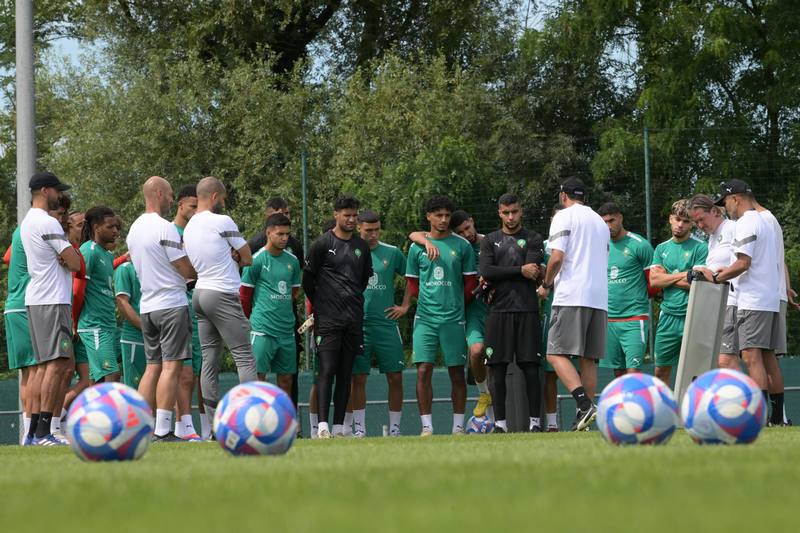 المنتخب الأولمبي يصل إلى مارسيليا.. وحصة تدريبية واحدة قبل مواجهة إسبانيا