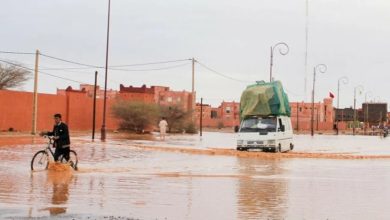 إعادة فتح 52 مقطعا طرقيا من أصل 57 تضرروا بسبب الفيضانات والأمطار الغزيرة