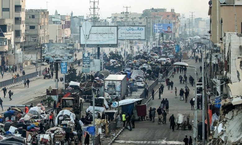 بدء عودة النازحين إلى شمال قطاع غزة